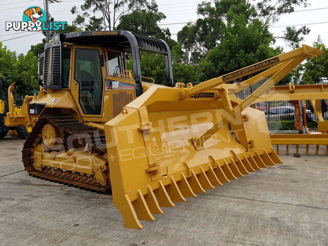 Caterpillar D5N XL Bulldozer with Drive in Stick Rake & Tree Spear 