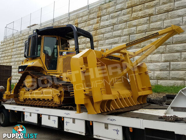 Caterpillar D5N XL Bulldozer with Drive in Stick Rake & Tree Spear 