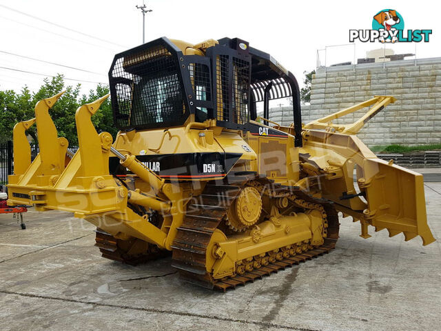 Caterpillar D5N XL Bulldozer with Drive in Stick Rake & Tree Spear 