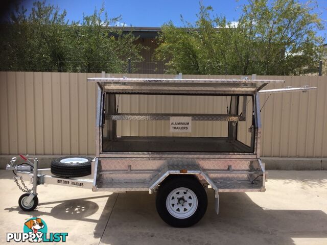 7x4 Tradesman Aluminium Canopy Trailer