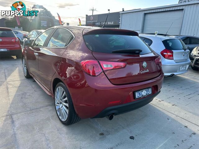 2013 ALFAROMEO GIULIETTA DISTINCTIVE  5D HATCHBACK