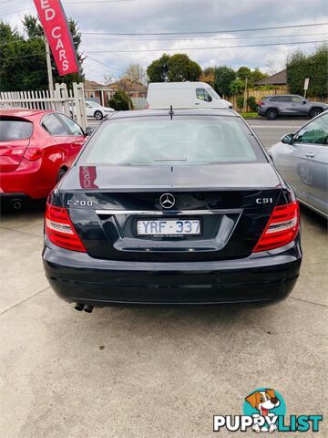 2011 MERCEDES-BENZ C200 CDIBE  4D SEDAN