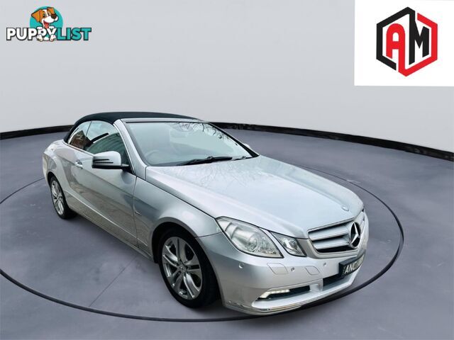 2010 MERCEDES-BENZ E250 CGIELEGANCE  2D CABRIOLET