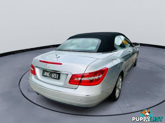 2010 MERCEDES-BENZ E250 CGIELEGANCE  2D CABRIOLET