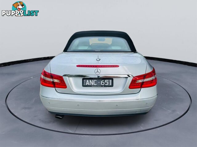 2010 MERCEDES-BENZ E250 CGIELEGANCE  2D CABRIOLET