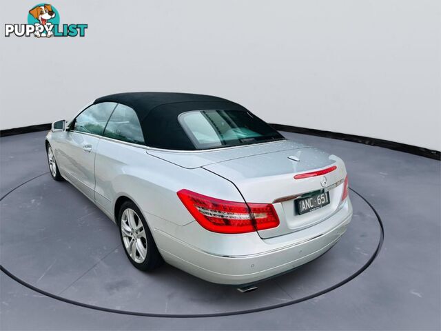 2010 MERCEDES-BENZ E250 CGIELEGANCE  2D CABRIOLET