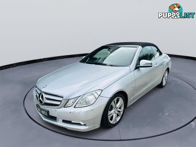 2010 MERCEDES-BENZ E250 CGIELEGANCE  2D CABRIOLET