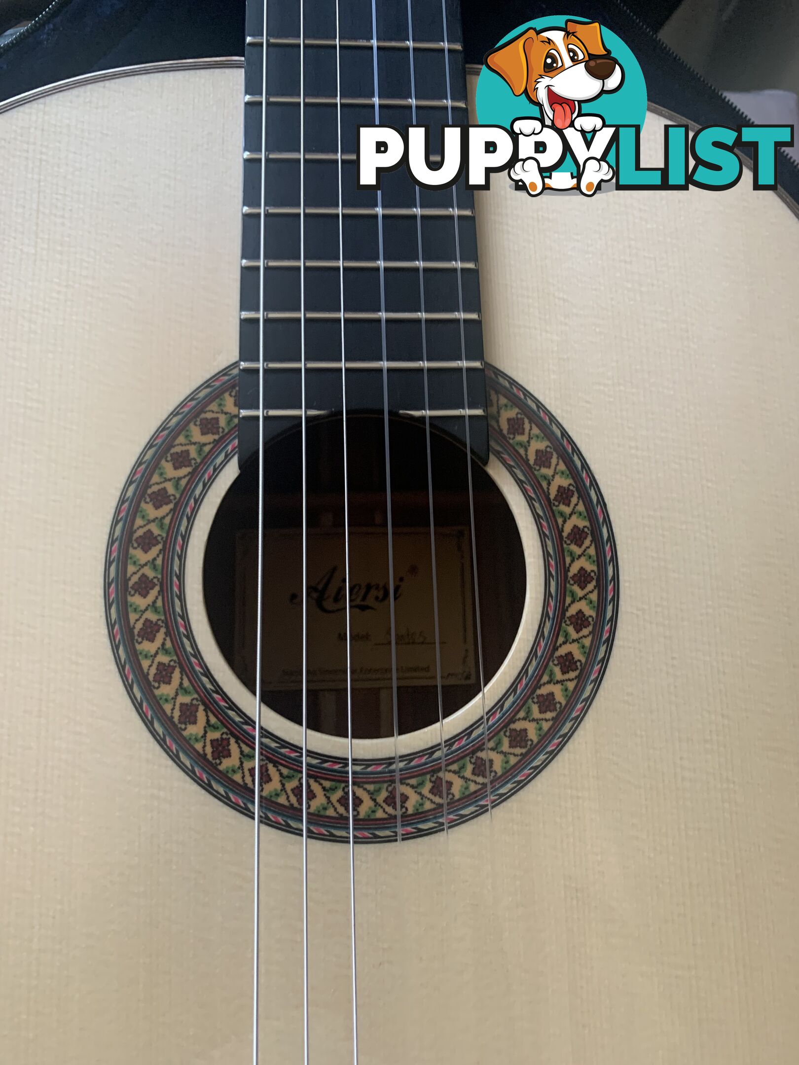All Solid Spruce Top Santos Wood Classical Guitar Aiersi