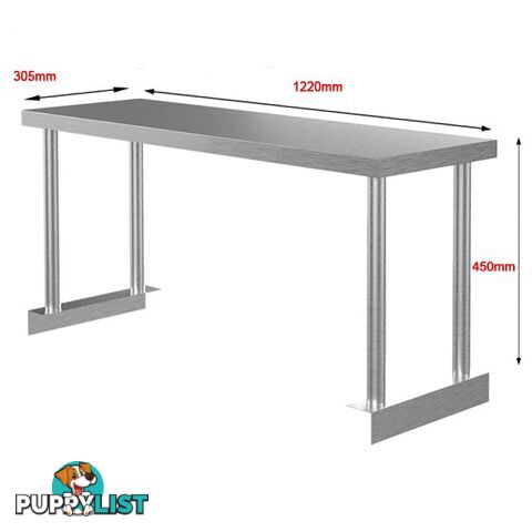 Unused Overshelf Single 1220mm