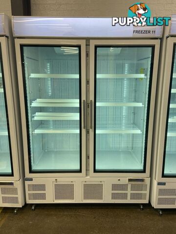 6 x Polar G-Series 2 Door Display White Freezer 920L