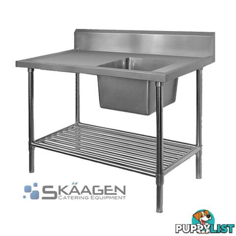 Unused Single Right 1700 x 600 S/Steel Sink FSA-1-1700R