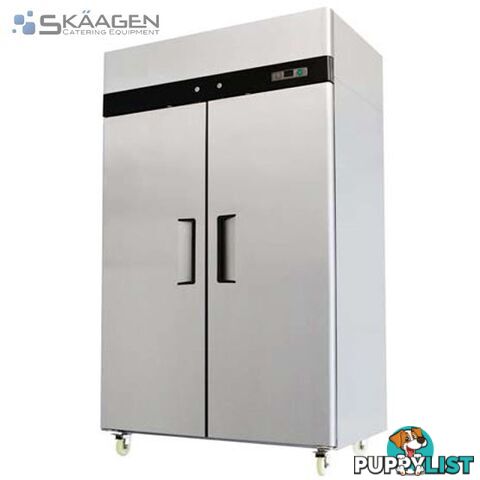 Unused Double Stainless Steel Door Fridge 900L - SSD900C