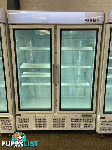 6 x Polar G-Series 2 Door Display White Freezer 920L