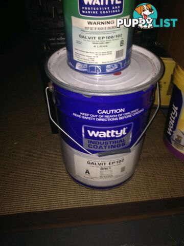 NEW WATTYL INDUSTRIAL GALVIT GREY EPOXY PRIMER