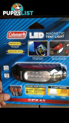 NEW COLEMAN MAGNETIC LED TENT LIGHT