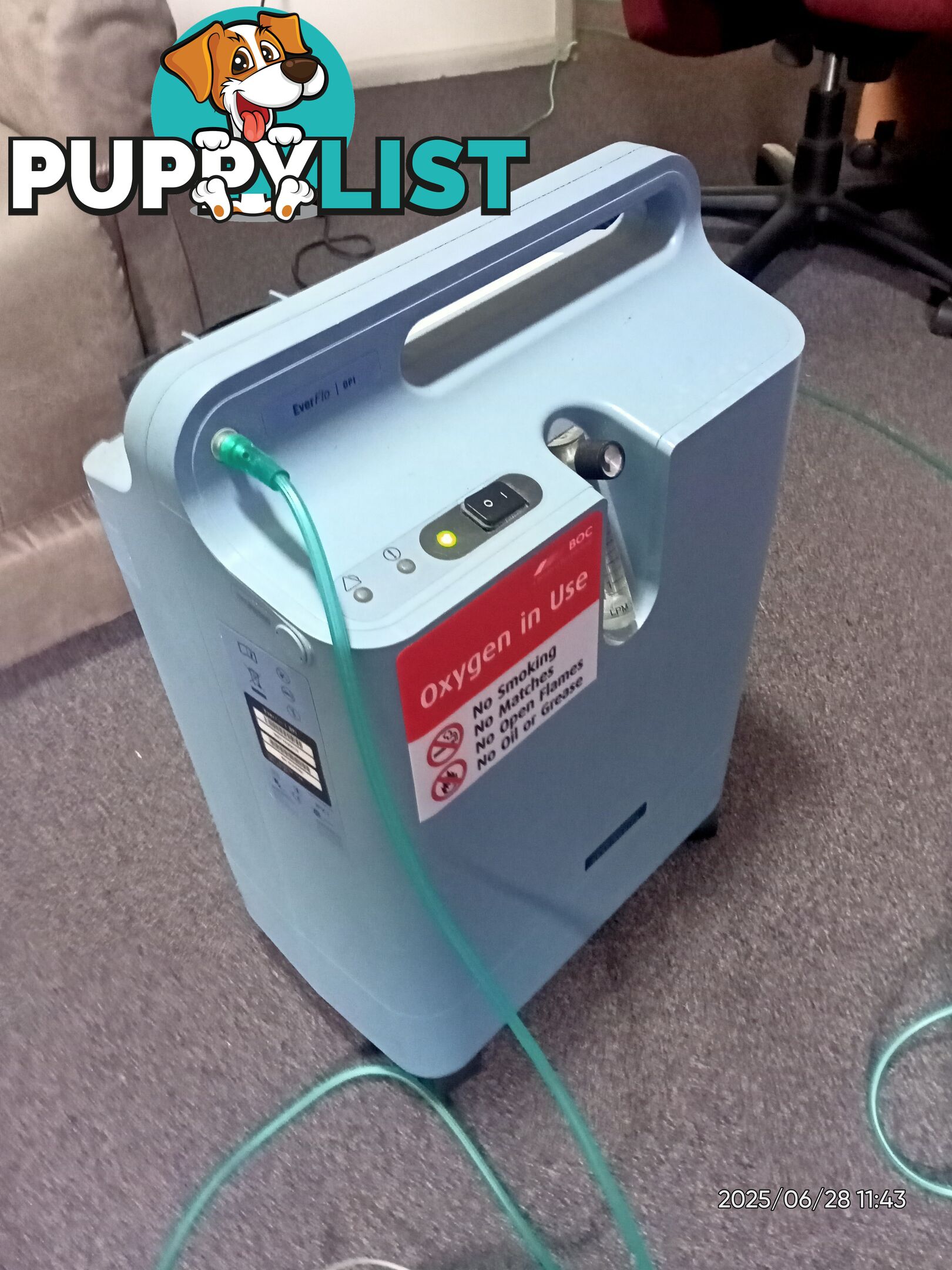 Philips EverFlo™ stationary oxygen concentrator