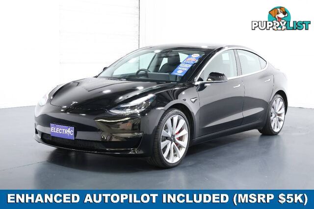 2019 TESLA MODEL 3 PERFORMANCE MY19 5D SEDAN