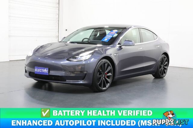 2020 TESLA MODEL 3 PERFORMANCE MY20 5D SEDAN