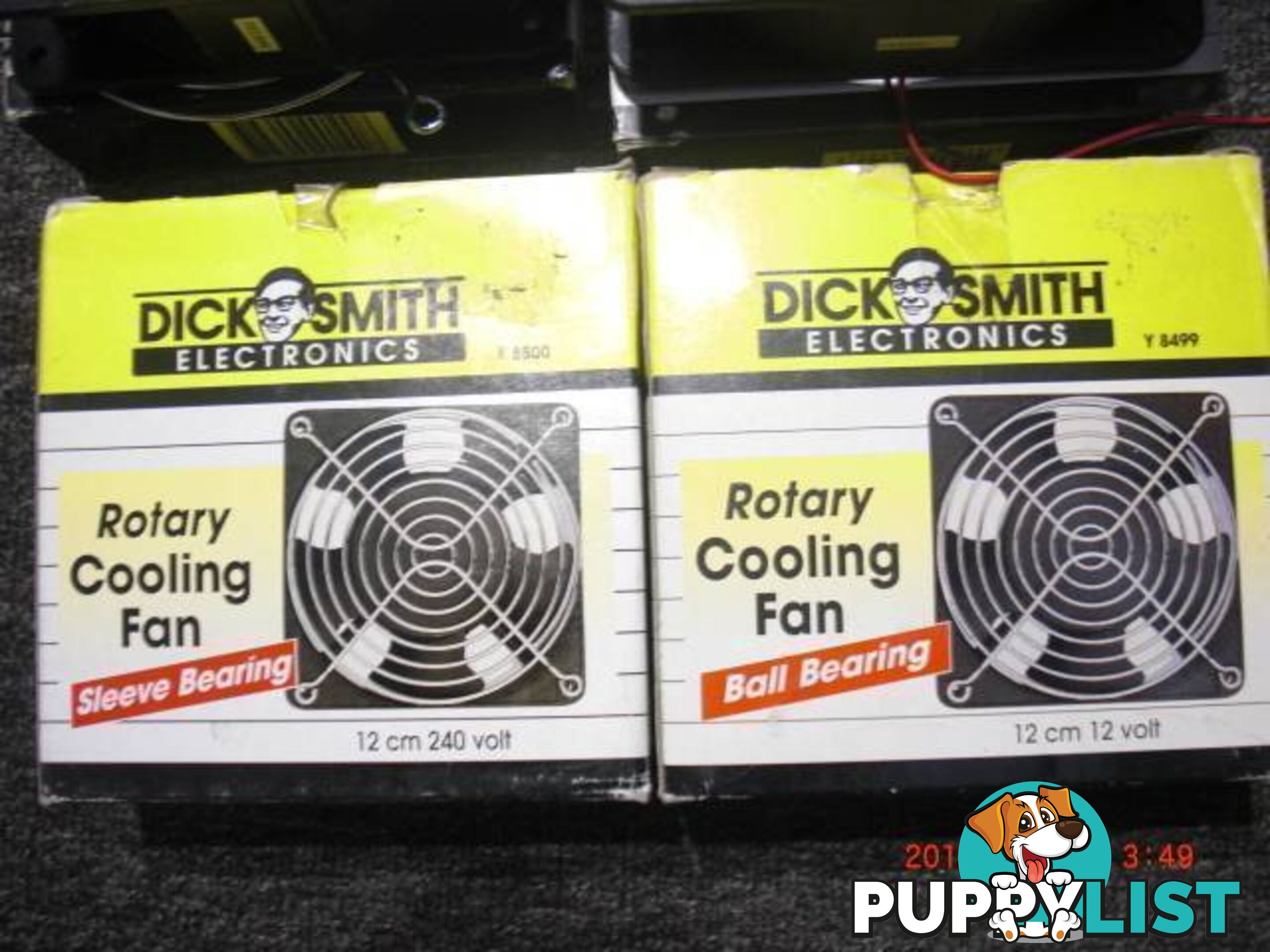 NEW DICK SMITH Y8499 12V 100MM ROTARY FAN NEW IN BOX