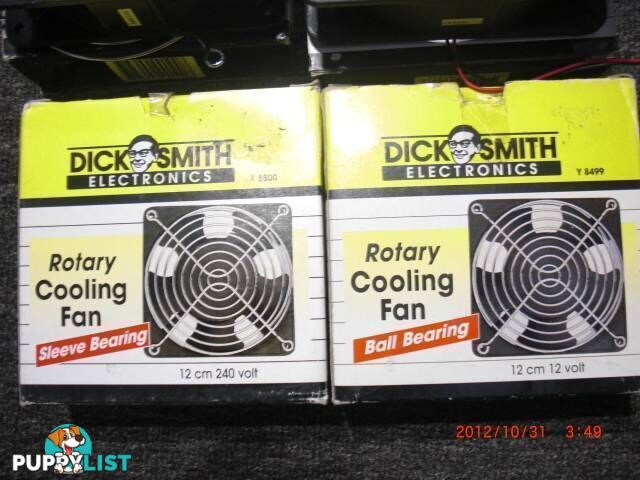 NEW DICK SMITH Y8499 12V 100MM ROTARY FAN NEW IN BOX