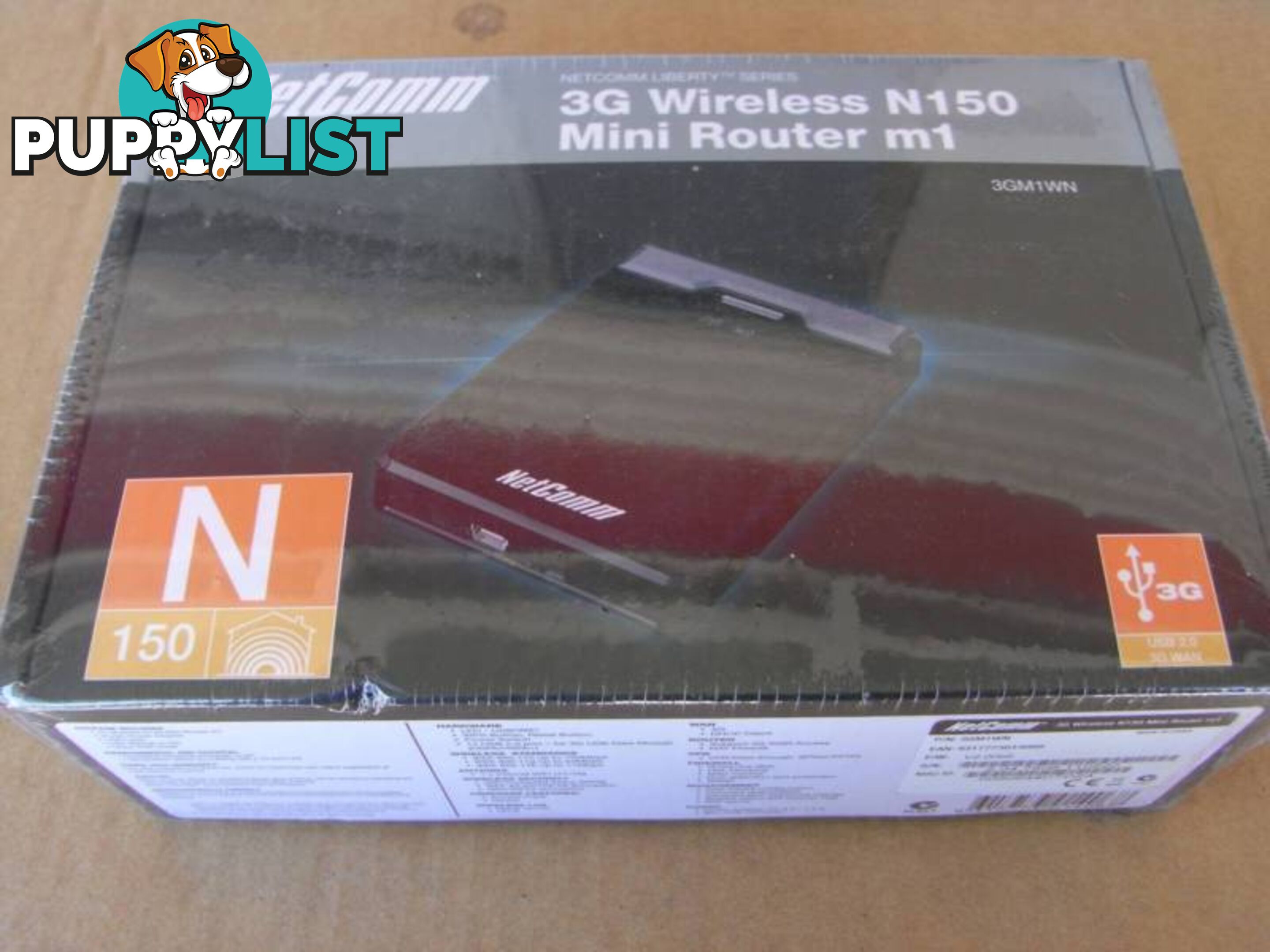 NEW NetComm 3GM1Wn 3G Wireless N150 Mini Router m1 .RRP- $139.95