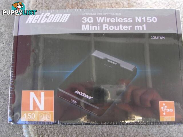 NEW NetComm 3GM1Wn 3G Wireless N150 Mini Router m1 .RRP- $139.95