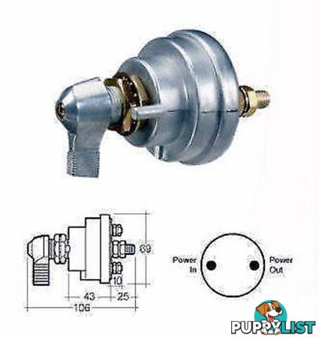 NARVA Master Isolator Switch + LOCKOUT LEVER KIT