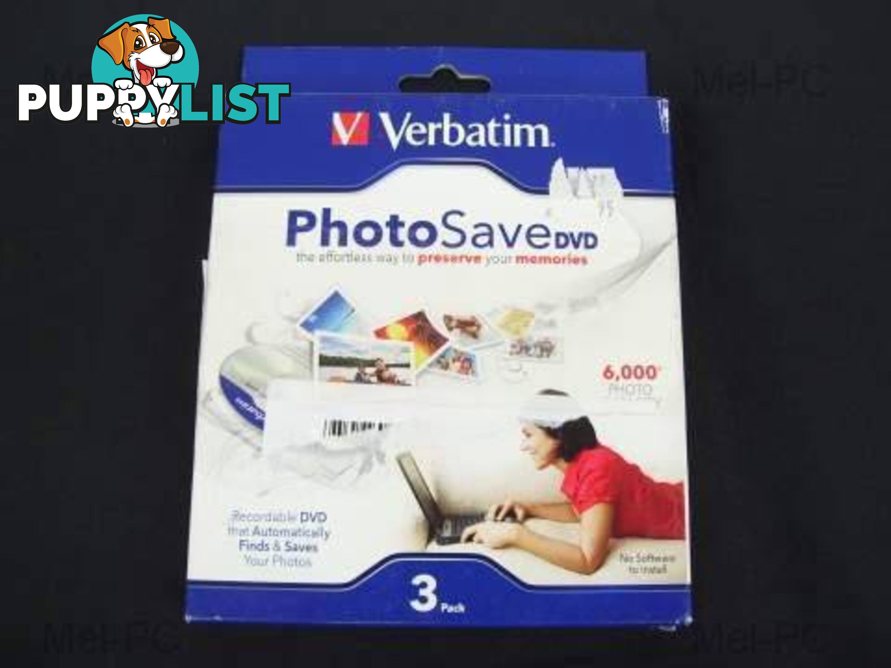 VERBATIM DVD PHOTO SAVER 3 DISC'S PER PACK VerbatimÕs PhotoSa