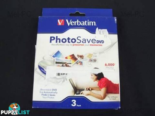 VERBATIM DVD PHOTO SAVER 3 DISC'S PER PACK VerbatimÕs PhotoSa