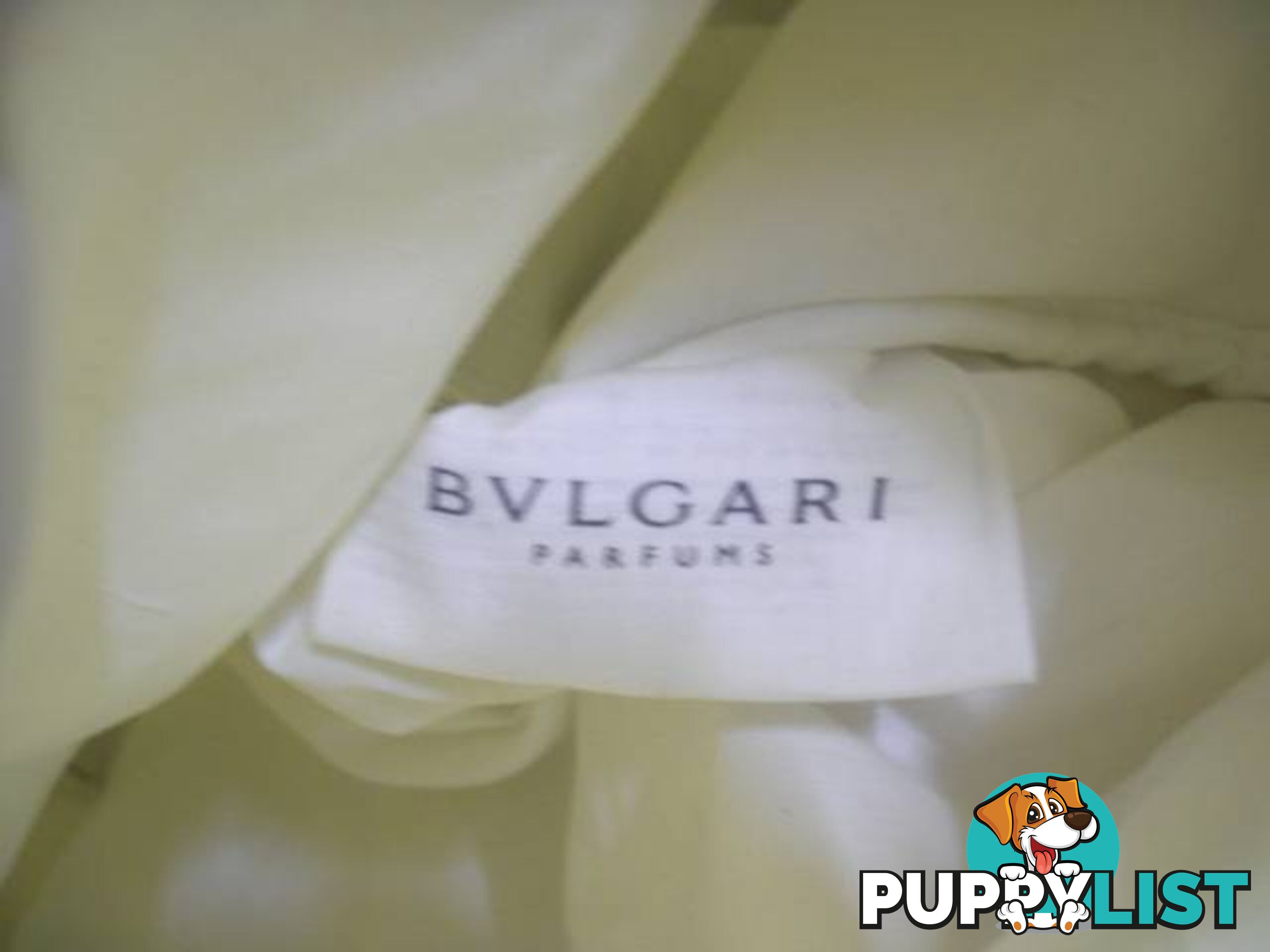 NEW BVLGARI BAG meduim size 600mm length heavy cotton canvas & li