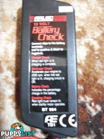 ARLEC ALTERNATOR /BATTERY/ CHARGER/ CHANKING TESTER