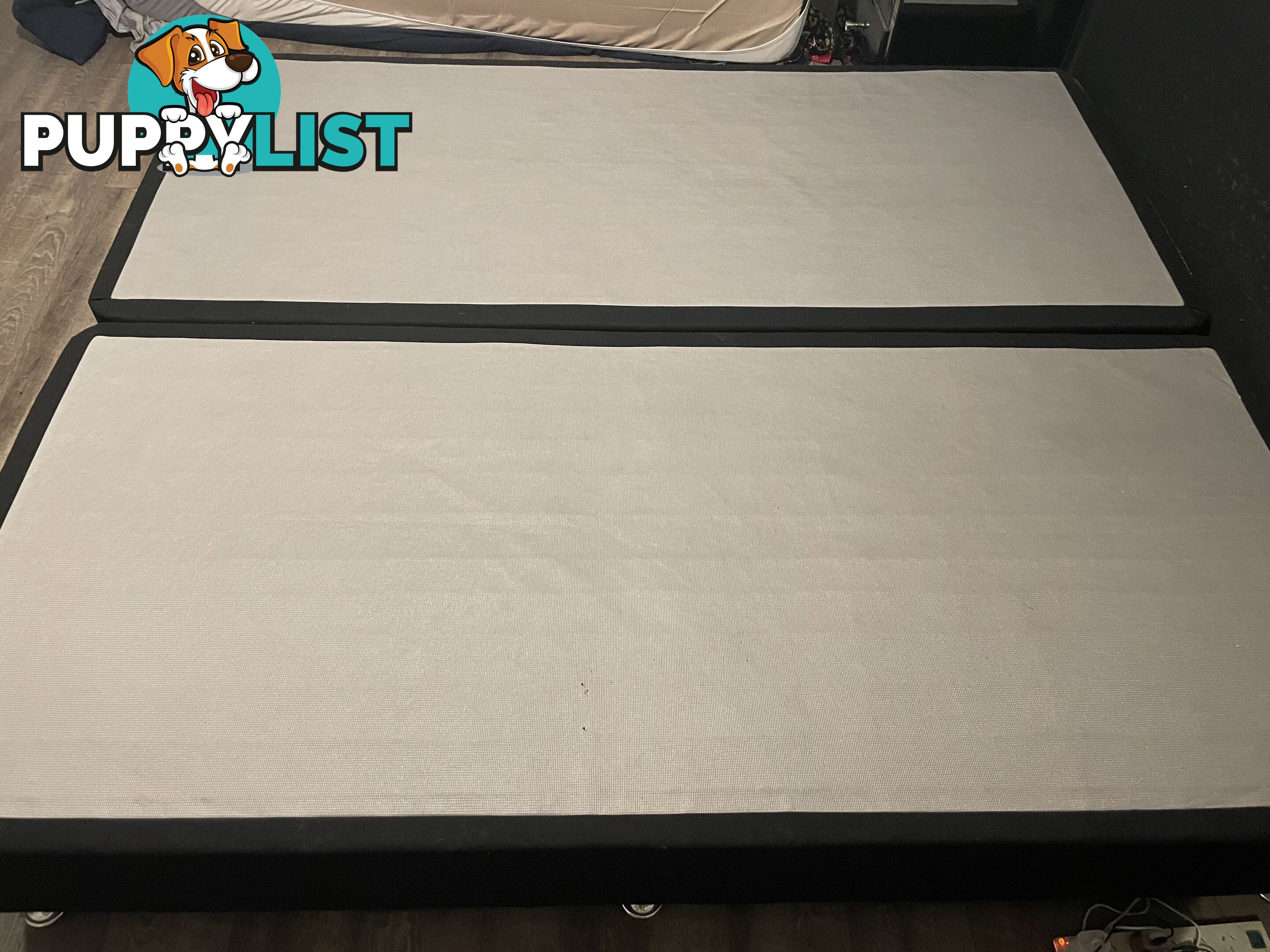 Black King sized bed frame