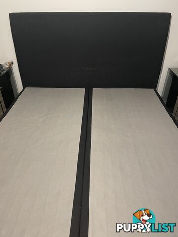 Black King sized bed frame