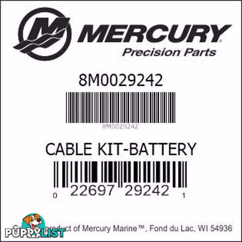 Motorguide Cable Kit- Battery 8M0029242