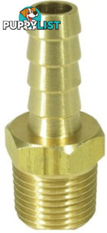 Sierra Hose Brass Tail - 5/16 Barb 3/8 NPT Male