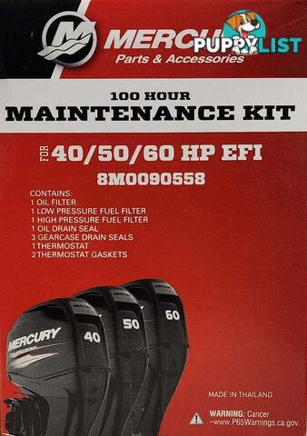 8M0090558 - 100Hour Service Kit 40/50/60hp EFI