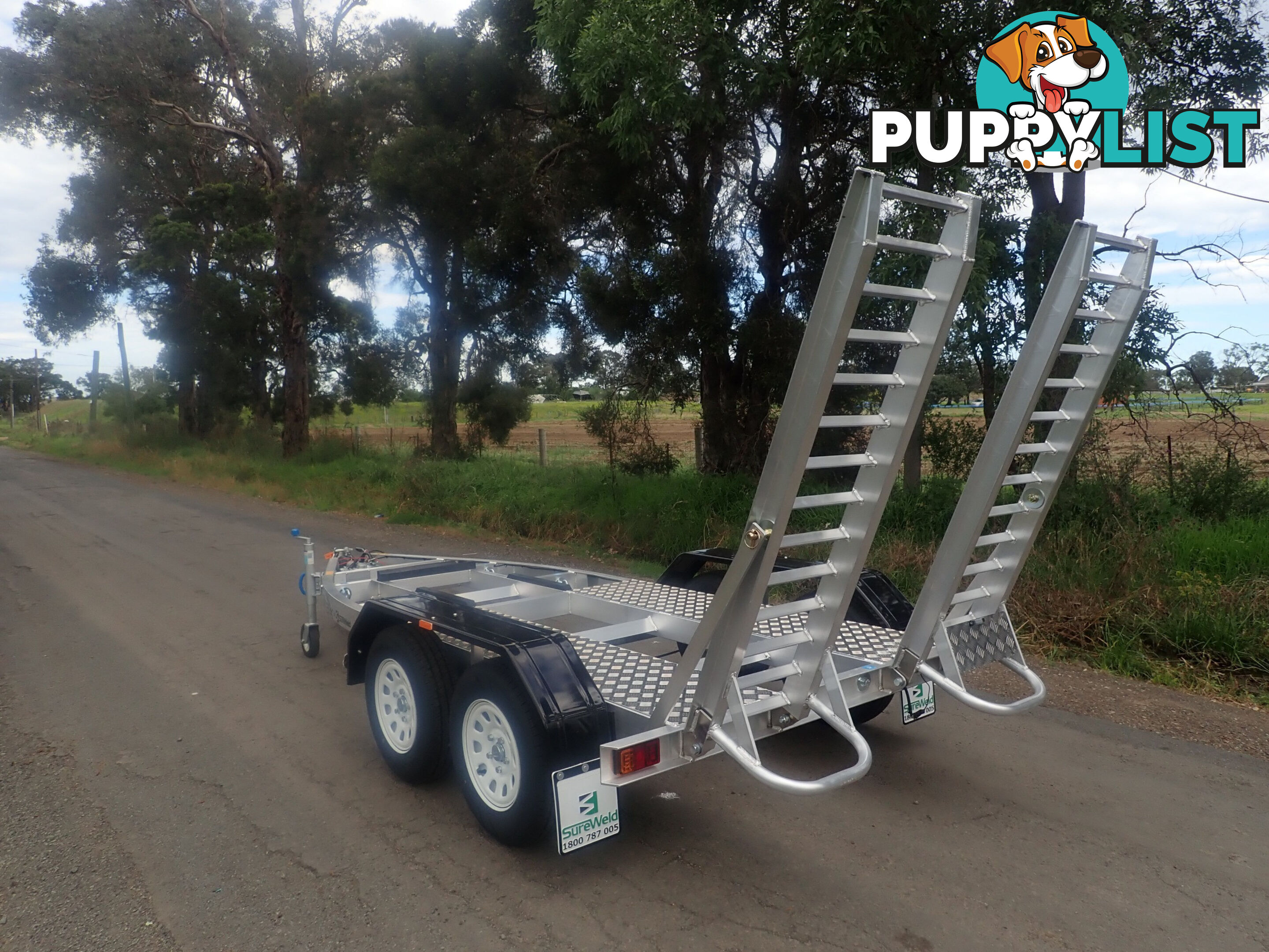 Sureweld Tag Tag/Plant(with ramps) Trailer