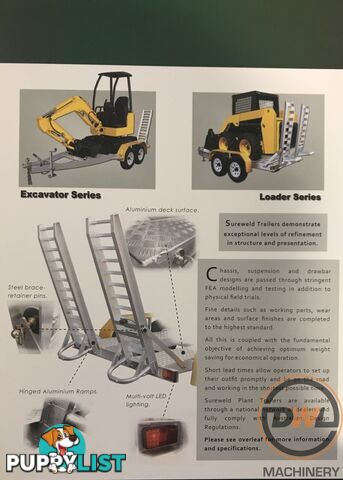 Sureweld Tag Tag/Plant(with ramps) Trailer