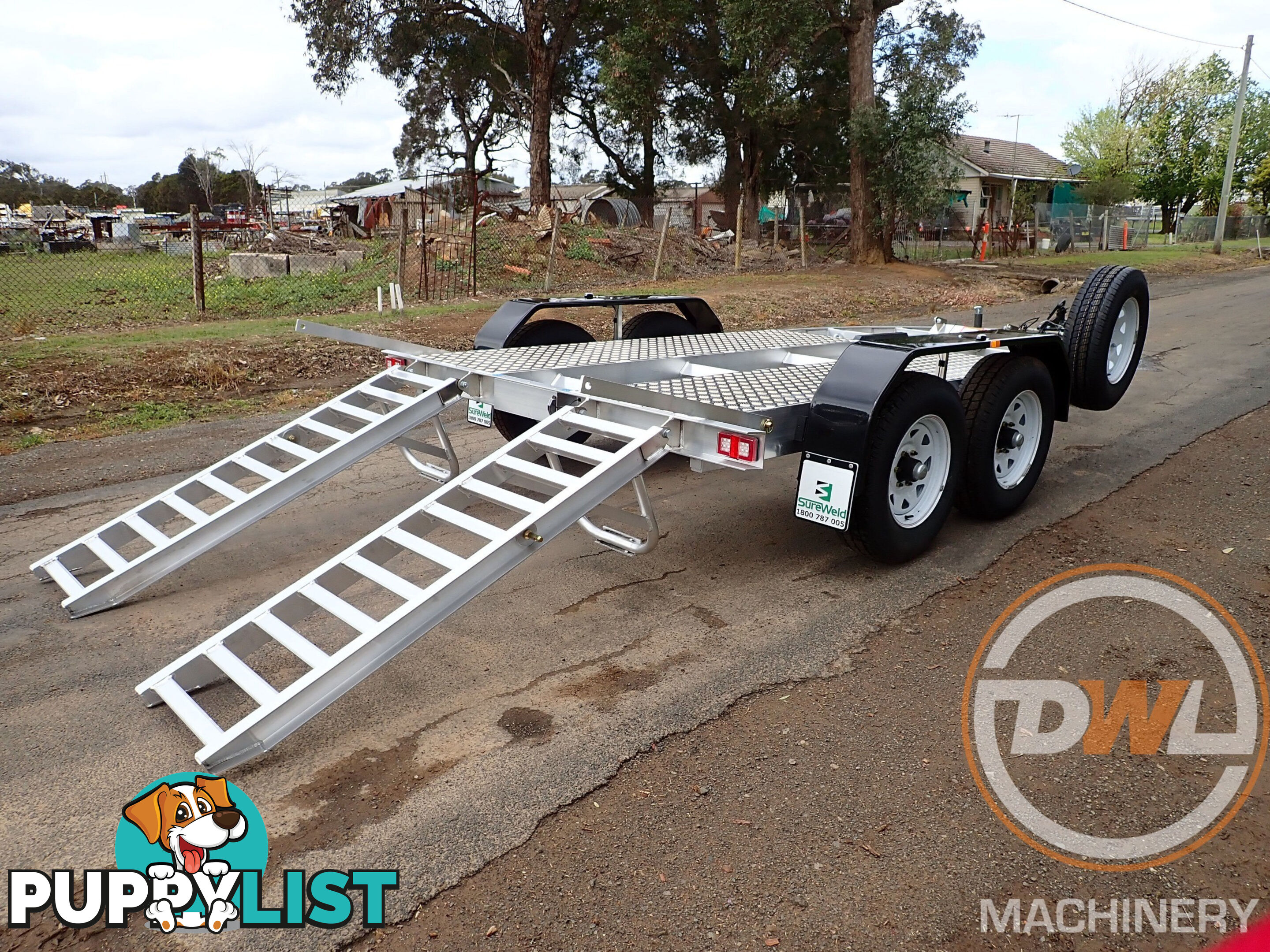 Sureweld Tag Tag/Plant(with ramps) Trailer