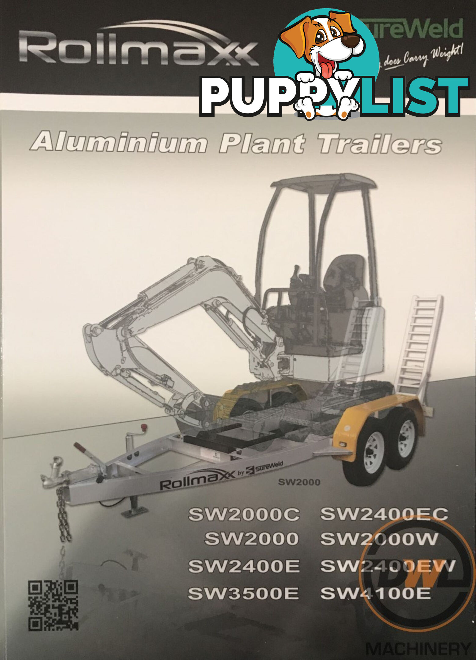 Sureweld Tag Tag/Plant(with ramps) Trailer