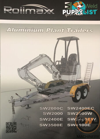 Sureweld Tag Tag/Plant(with ramps) Trailer