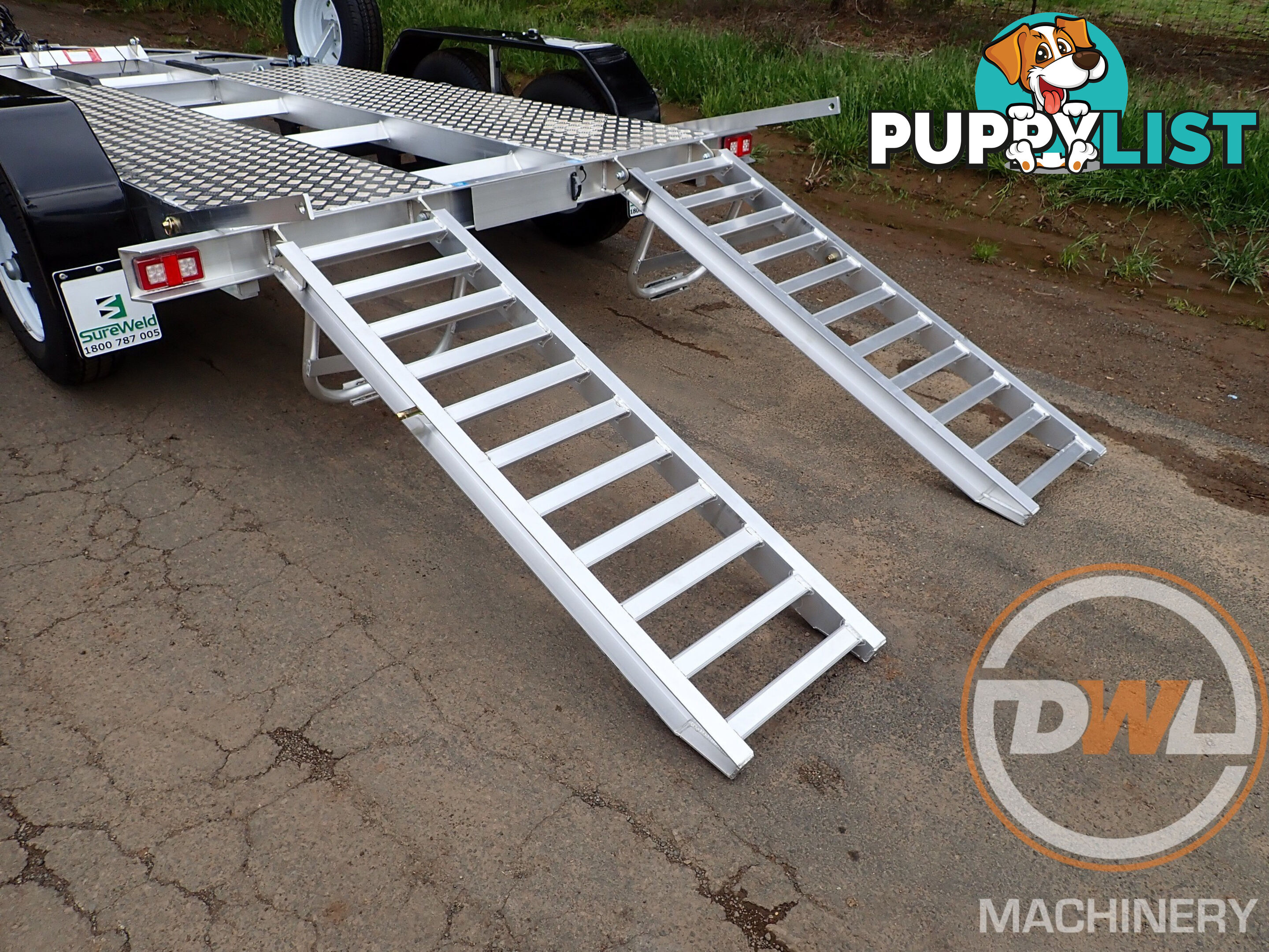 Sureweld Tag Tag/Plant(with ramps) Trailer