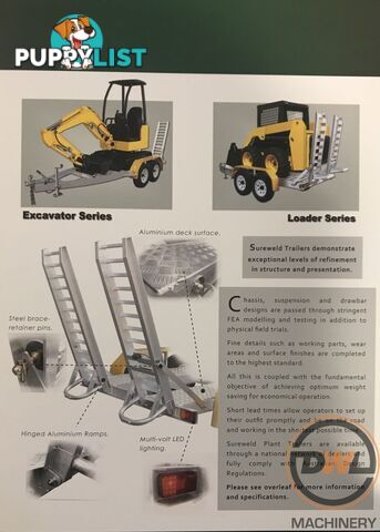 Sureweld Tag Tag/Plant(with ramps) Trailer