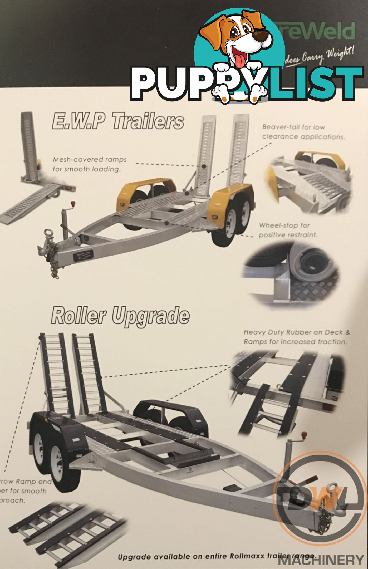 Sureweld Tag Tag/Plant(with ramps) Trailer