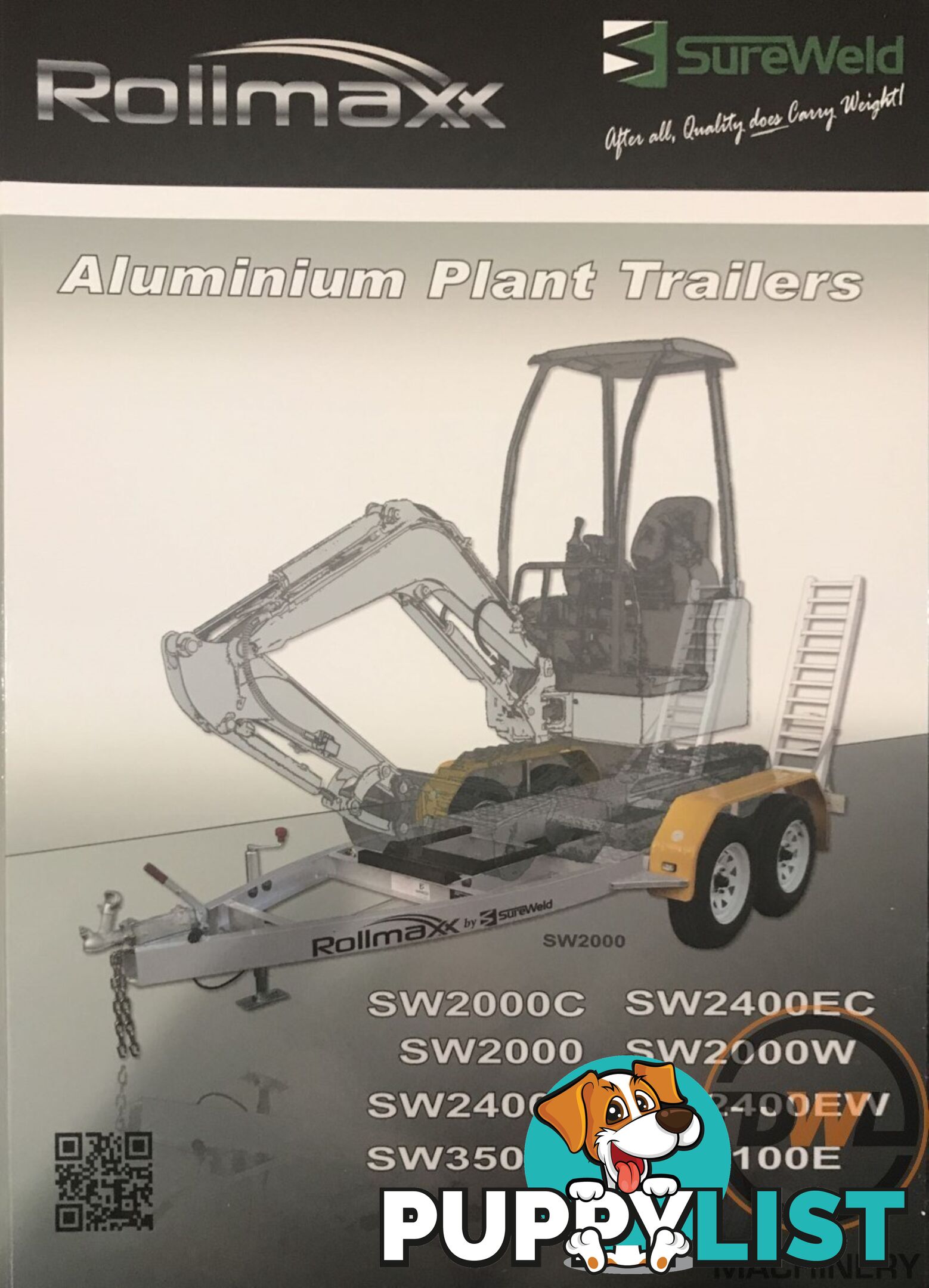 Sureweld Tag Tag/Plant(with ramps) Trailer