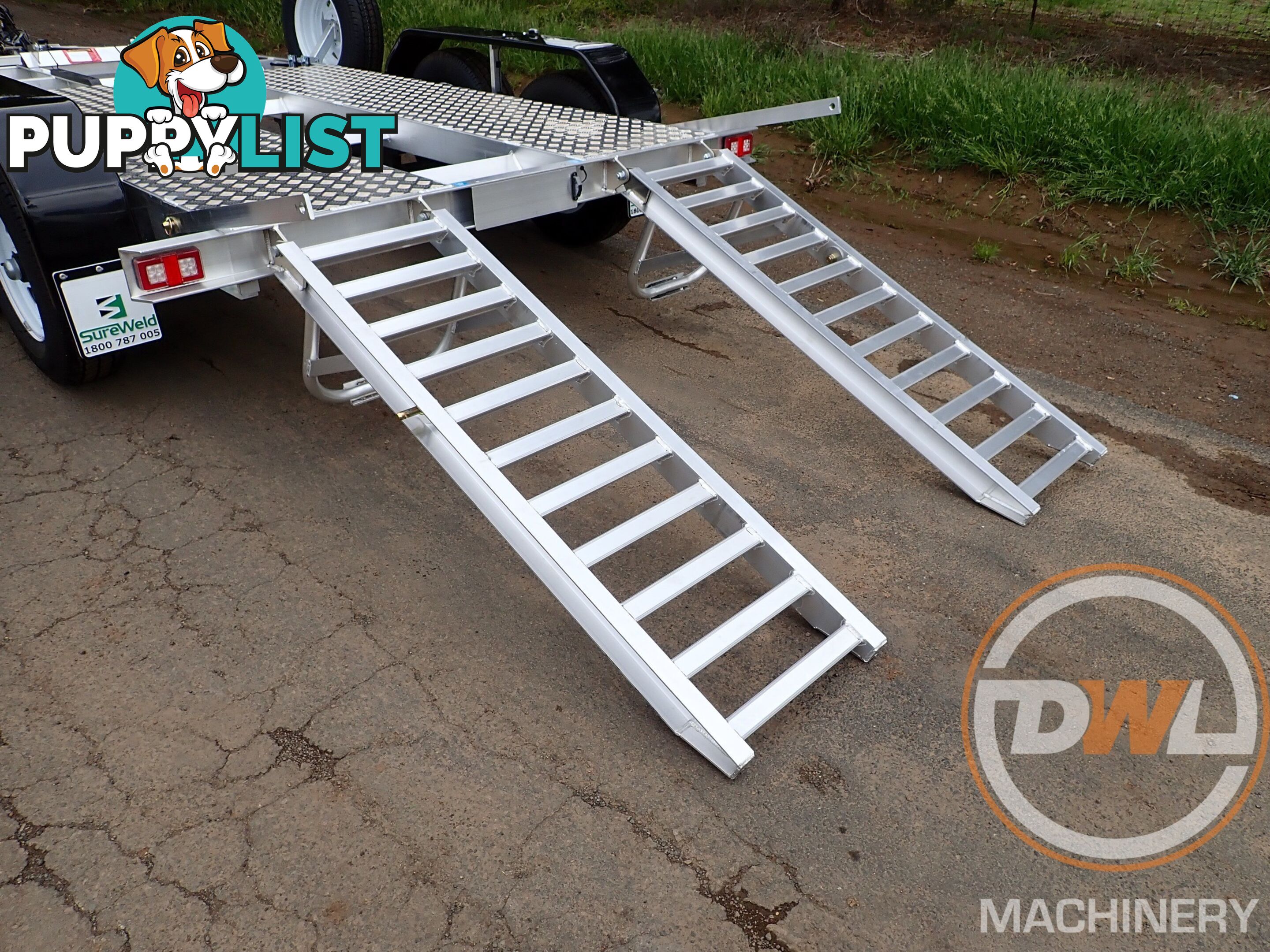 Sureweld Tag Tag/Plant(with ramps) Trailer