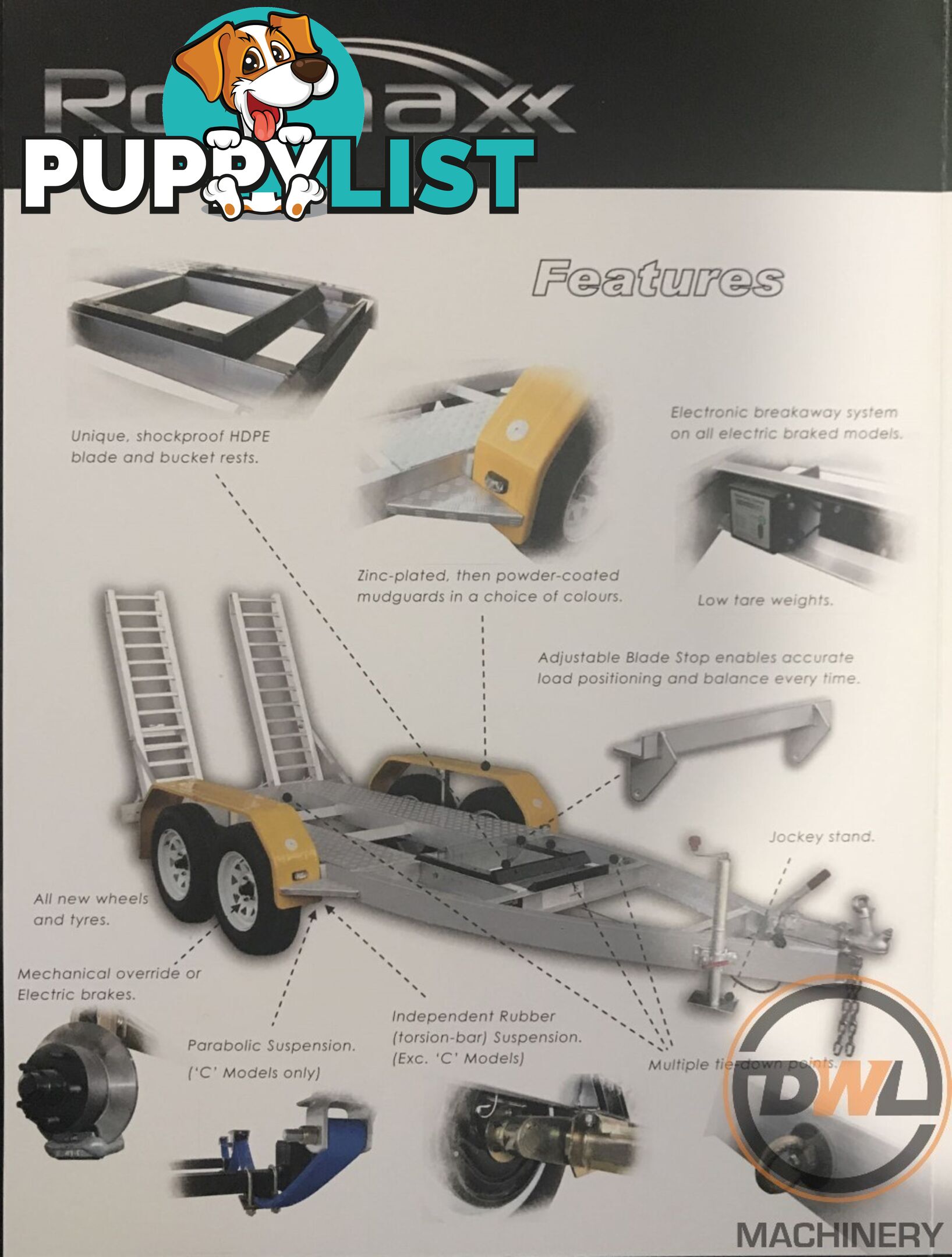 Sureweld Tag Tag/Plant(with ramps) Trailer