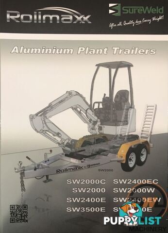 Sureweld Tag Tag/Plant(with ramps) Trailer