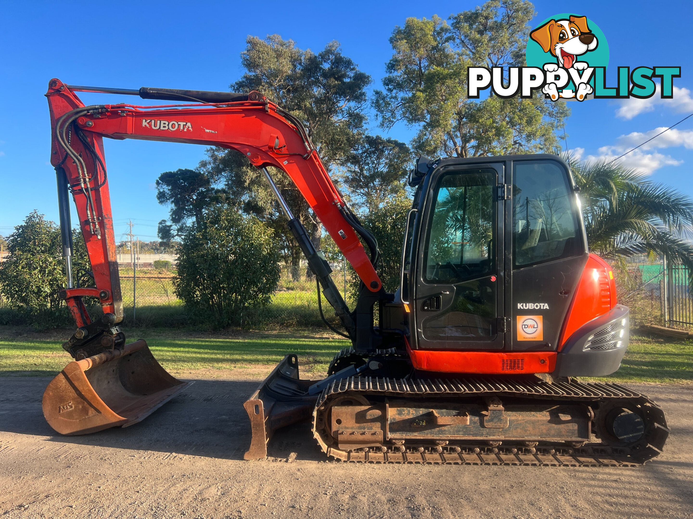 Kubota KX080 Tracked-Excav Excavator