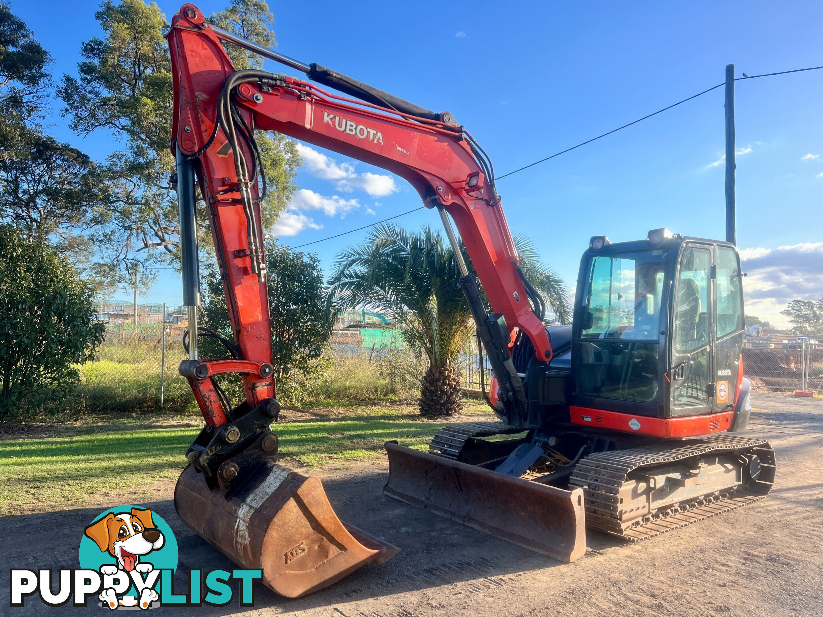 Kubota KX080 Tracked-Excav Excavator